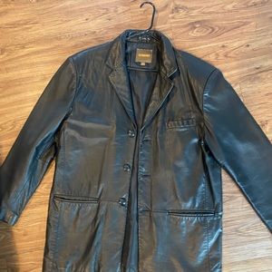 J ferrar leather jacket. men’s size large